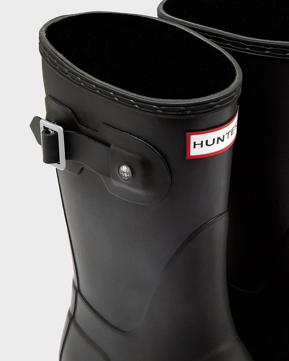 Galochas Curtas Hunter Feminina Pretas - Original - 42ZKVTJFS